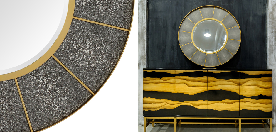 Зеркало Sectors Circle Mirror