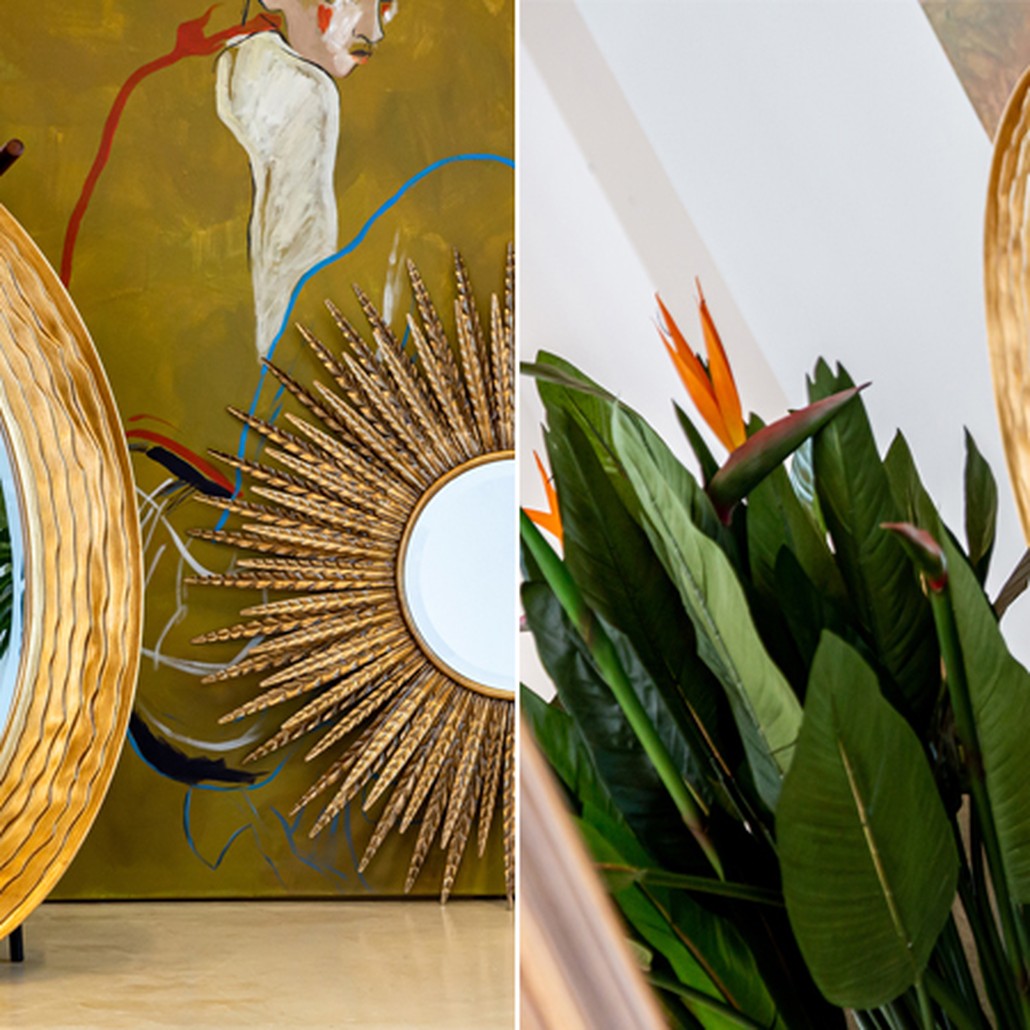 Зеркало Golden Waves Oval Mirror