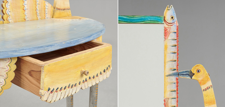 Туалетный Столик Painted Wood Dressing Table