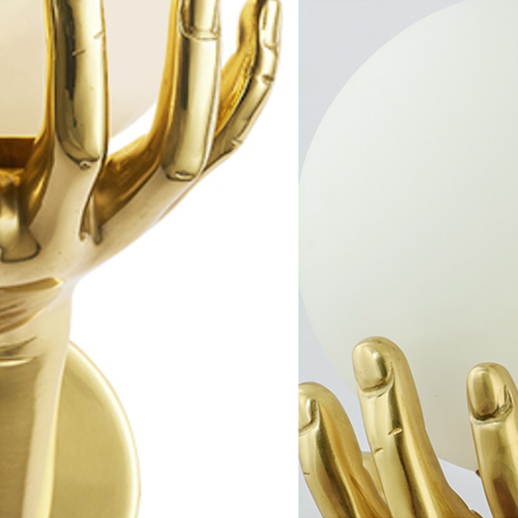 Настенный светильник Золотая рука Gold Hand Wall lamp