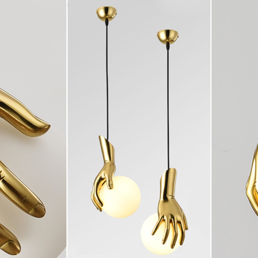 Подвесной светильник Золотая рука Gold Hand Pendant lamp