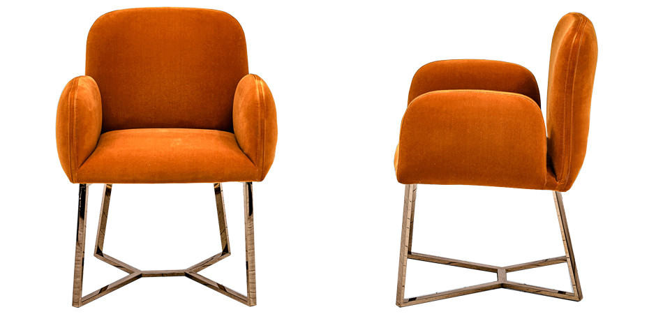 Стул Clifford Stool Orange