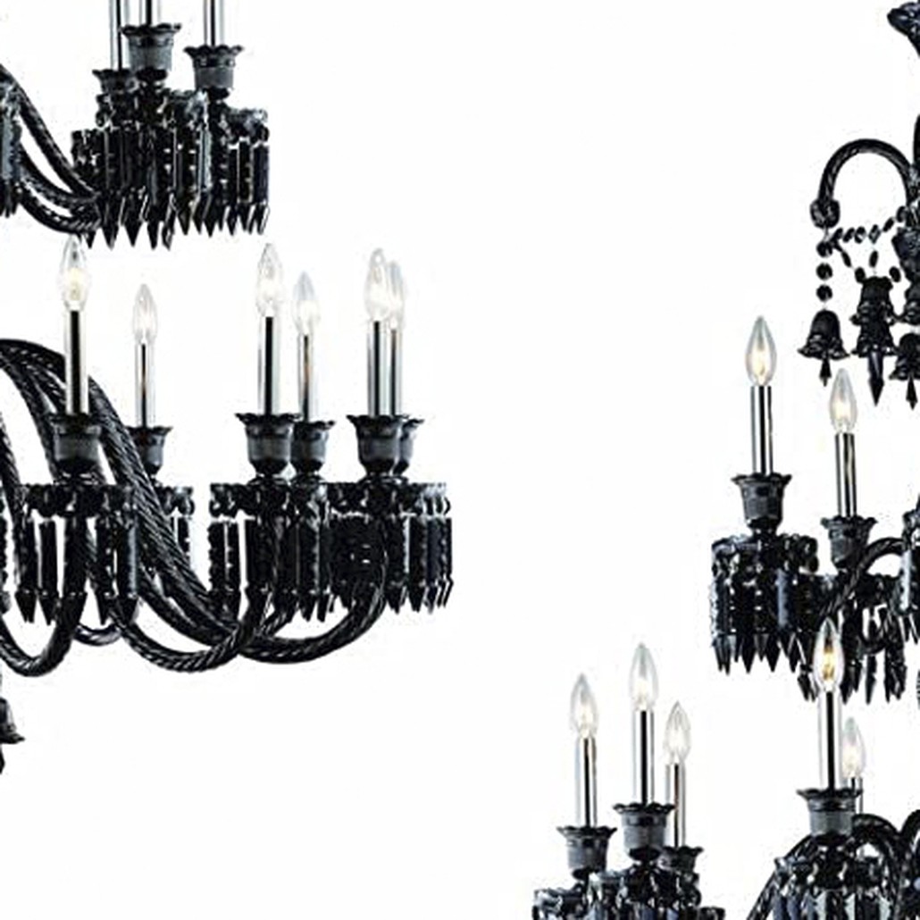 Люстра BACCARAT Zenith Midnight Chandelier 35