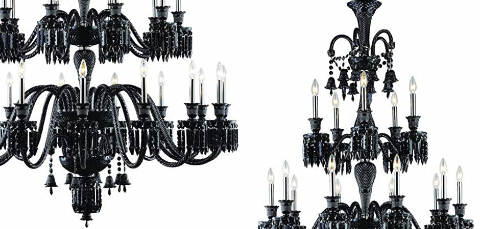 Люстра BACCARAT Zenith Midnight Chandelier 35