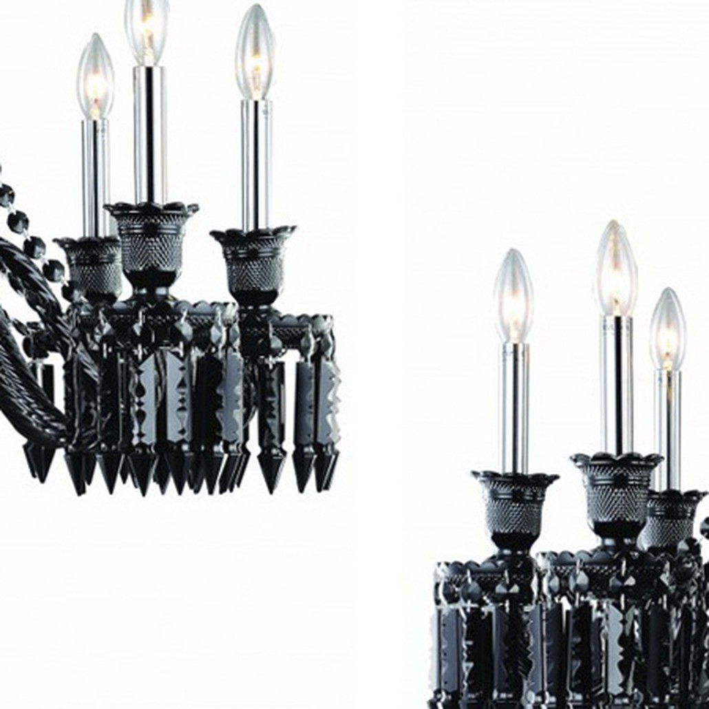 Люстра BACCARAT Zenith Midnight Chandelier 8