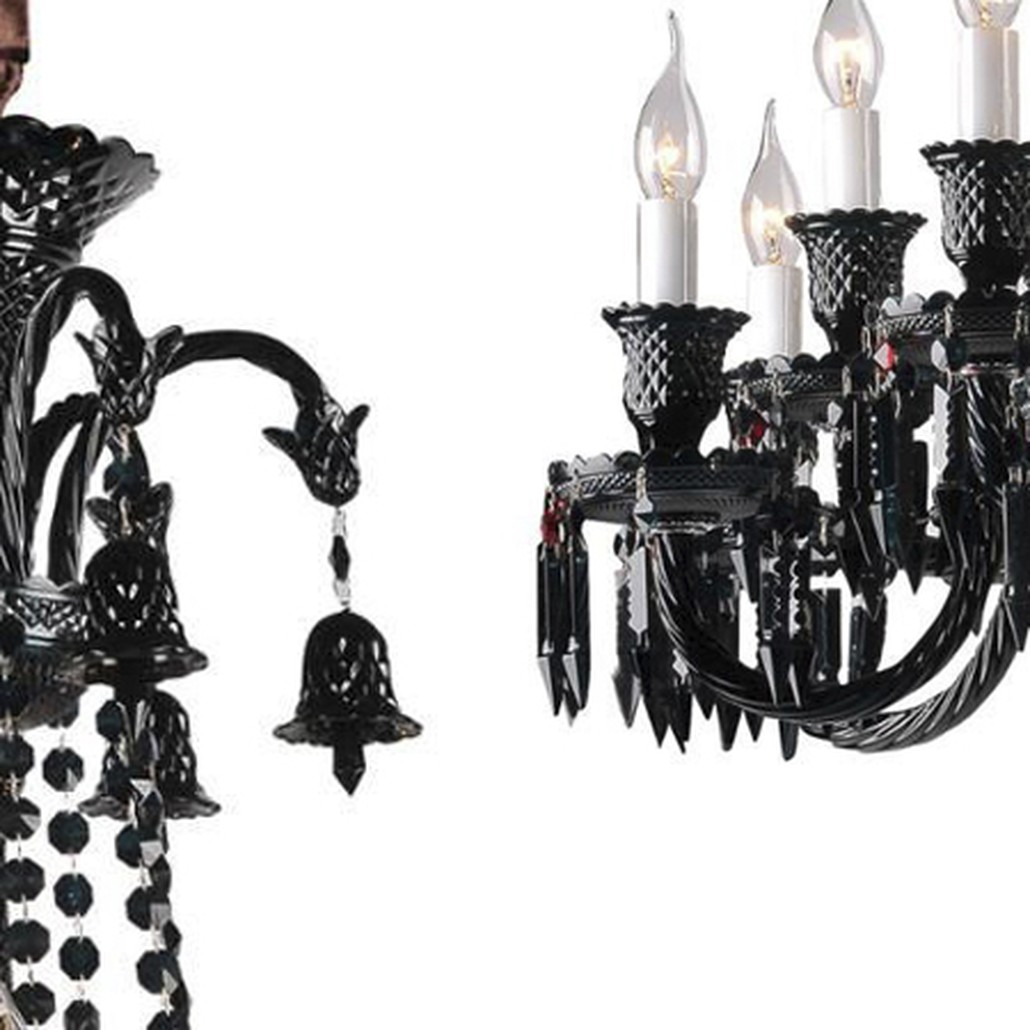 Люстра BACCARAT Zenith Midnight Chandelier 18