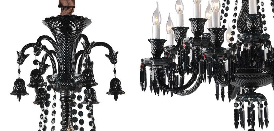 Люстра BACCARAT Zenith Midnight Chandelier 18
