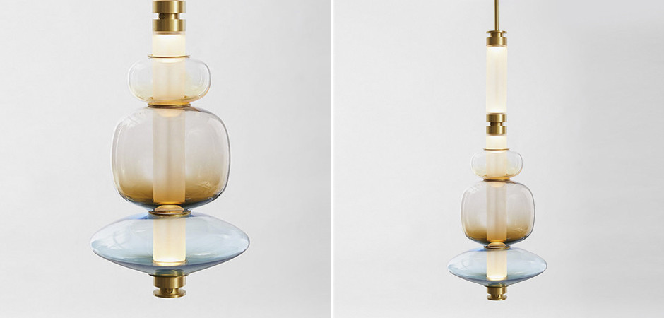 Подвесной светильник Luna by Gabriel Scott vertical B