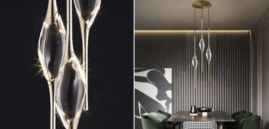 Подвесной светильник 12 Round Chandelier Gold