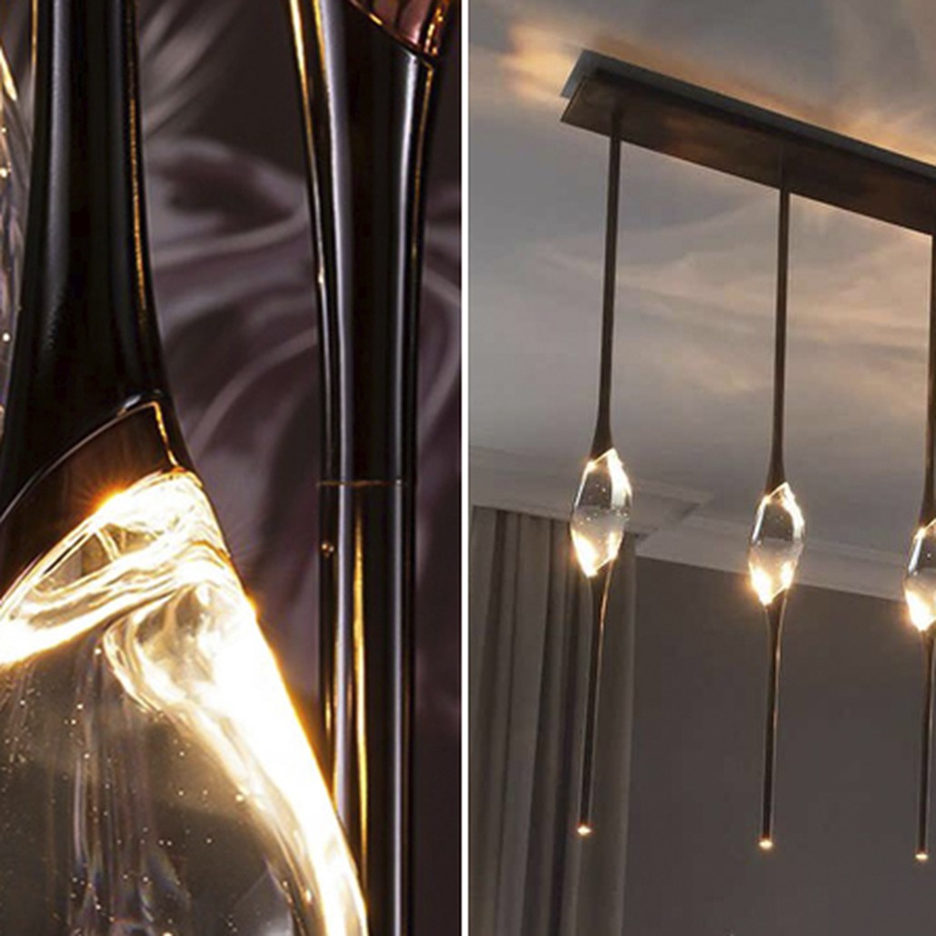 Подвесной светильник 12 Rectangle Chandelier Black