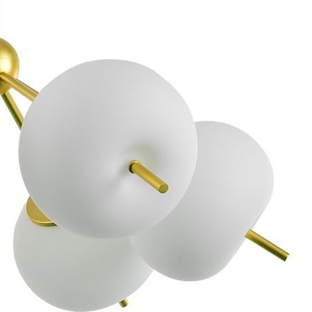 Люстра White ball brass Louise 6