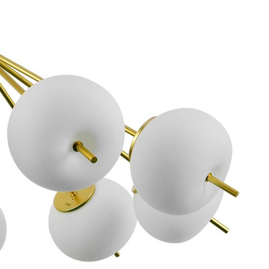 Люстра White ball brass Louise 9