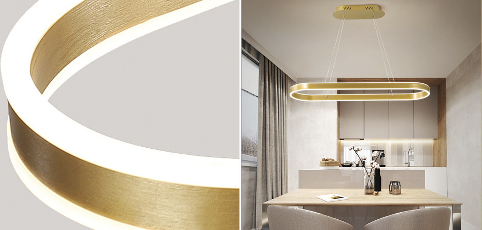 Люстра Ribbon Oval Chandelier