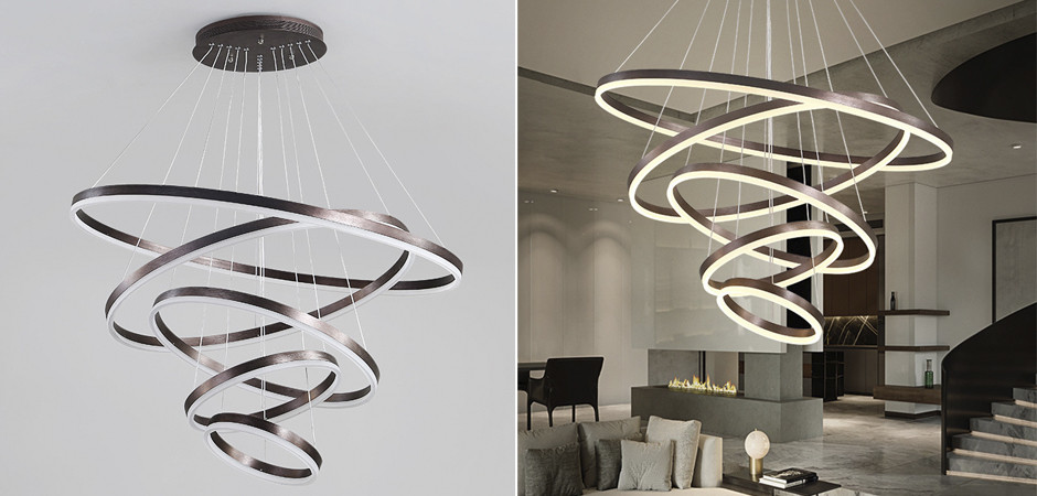 Люстра Ribbon Circles Chandelier