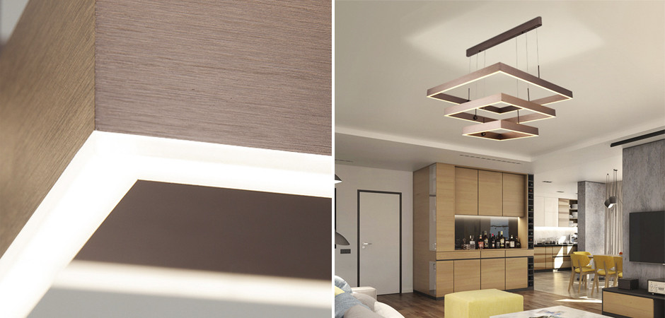 Люстра Ribbon Squares Chandelier
