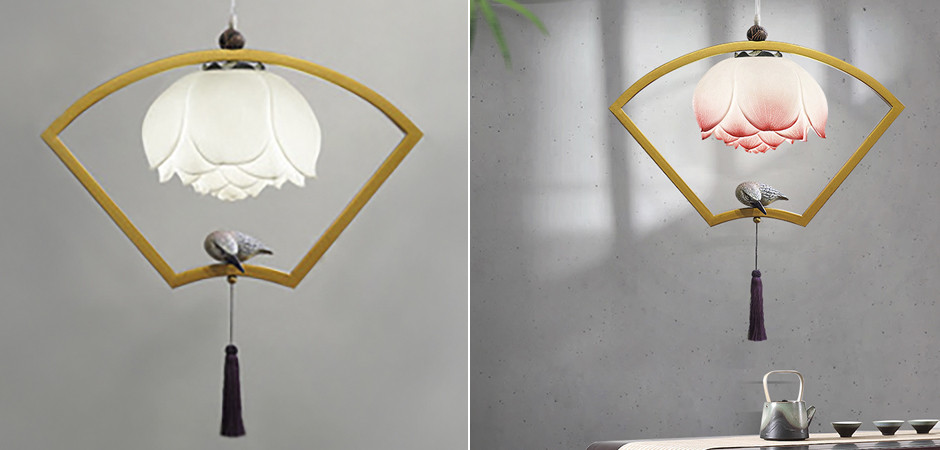 Подвесной светильник Bird with Tassel Fan