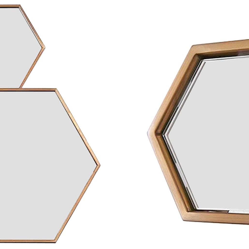 Зеркало Hexagons Mirror