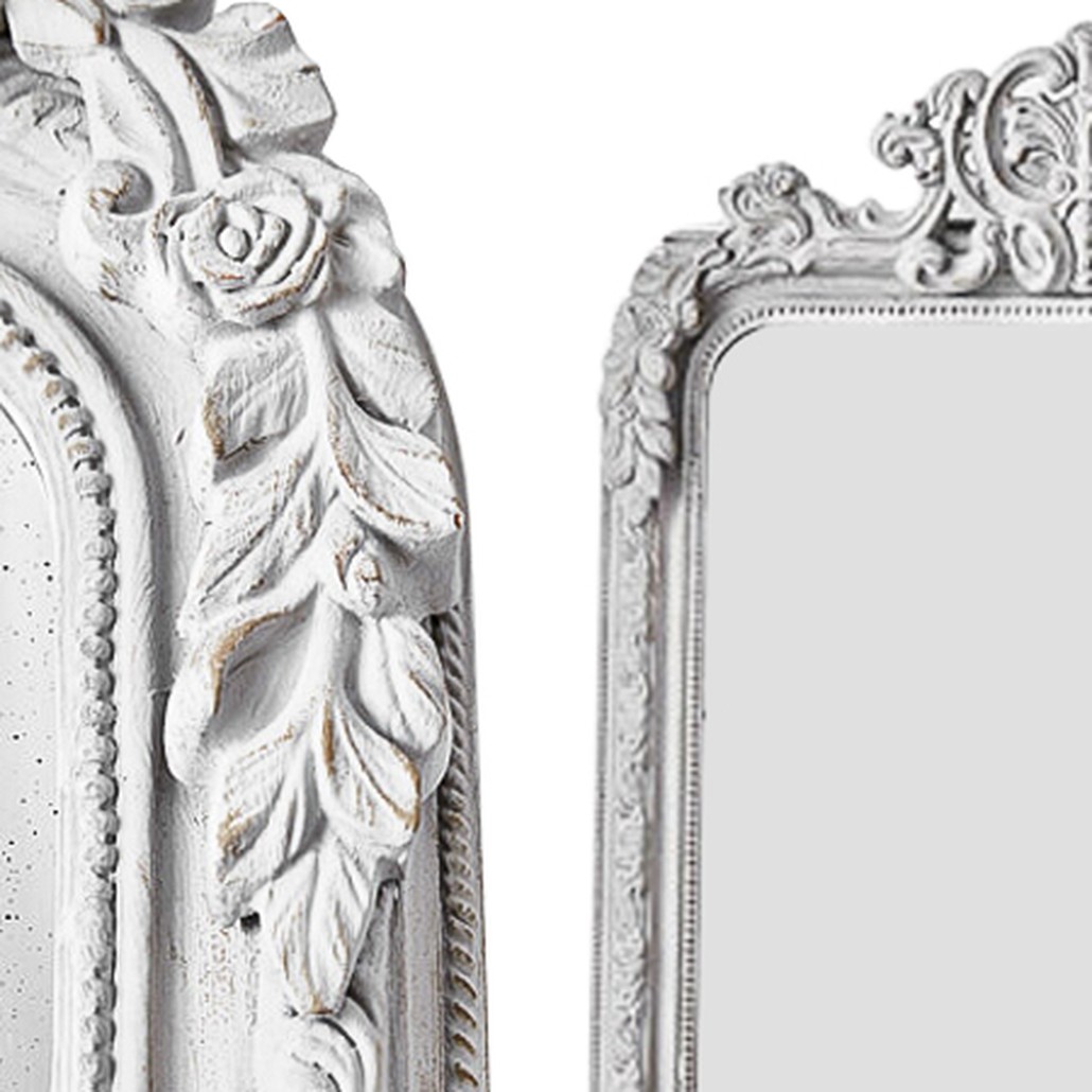 Зеркало Aged White Mirror
