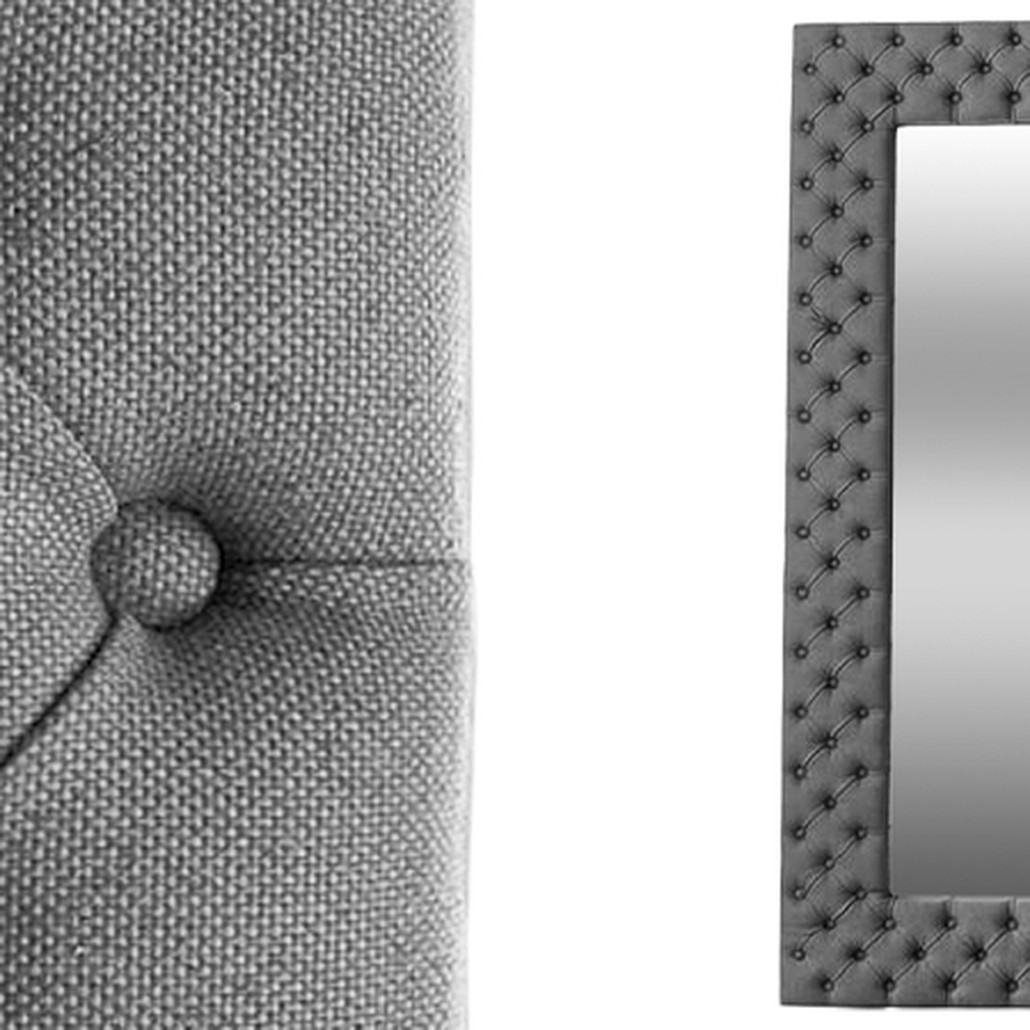 Зеркало Capitone Mirror Gray