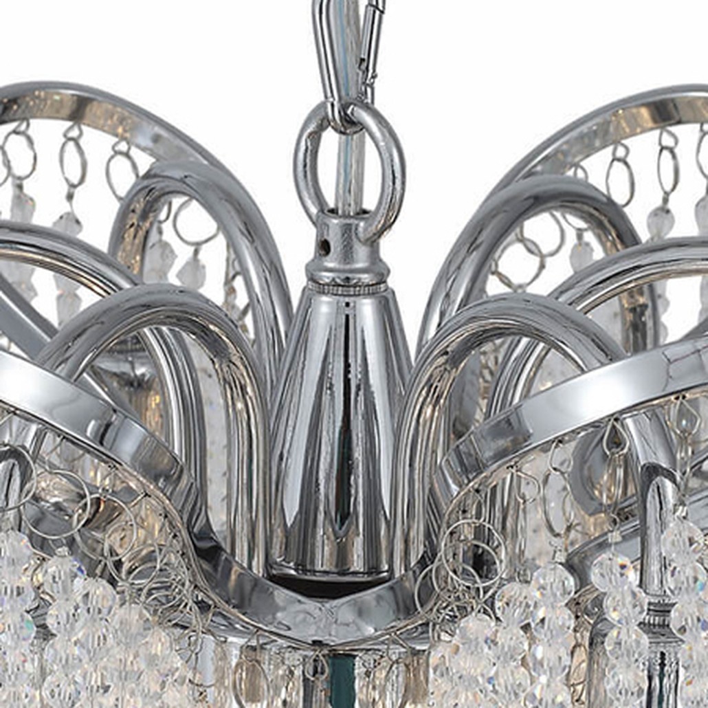 Люстра Crystal Rain chrome