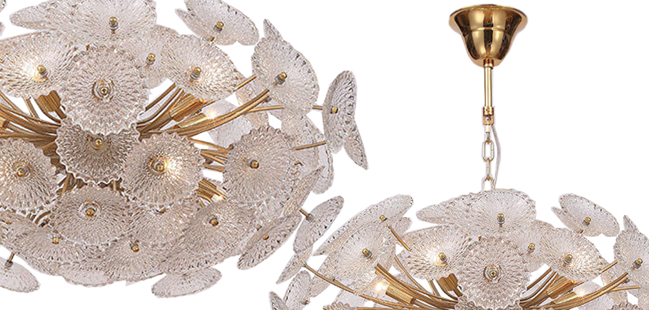 Люстра  Sputnik Glass Perforated Lens