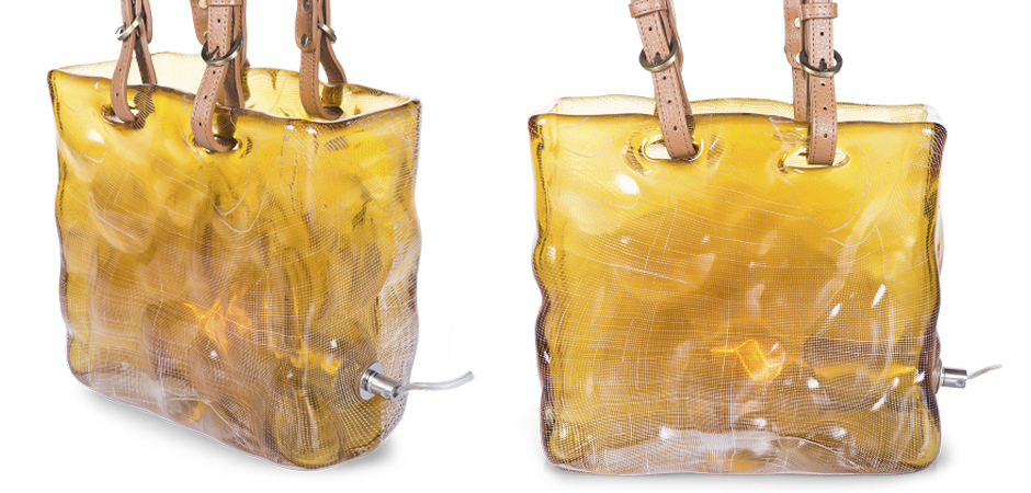 Настольная лампа Bag Lamp yellow