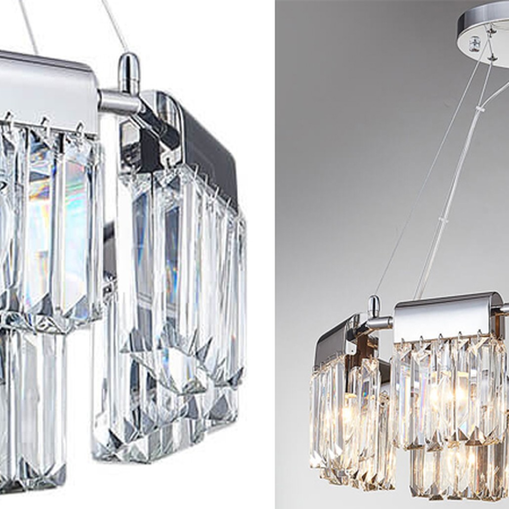 Люстра Crystal Pendants chrome 8