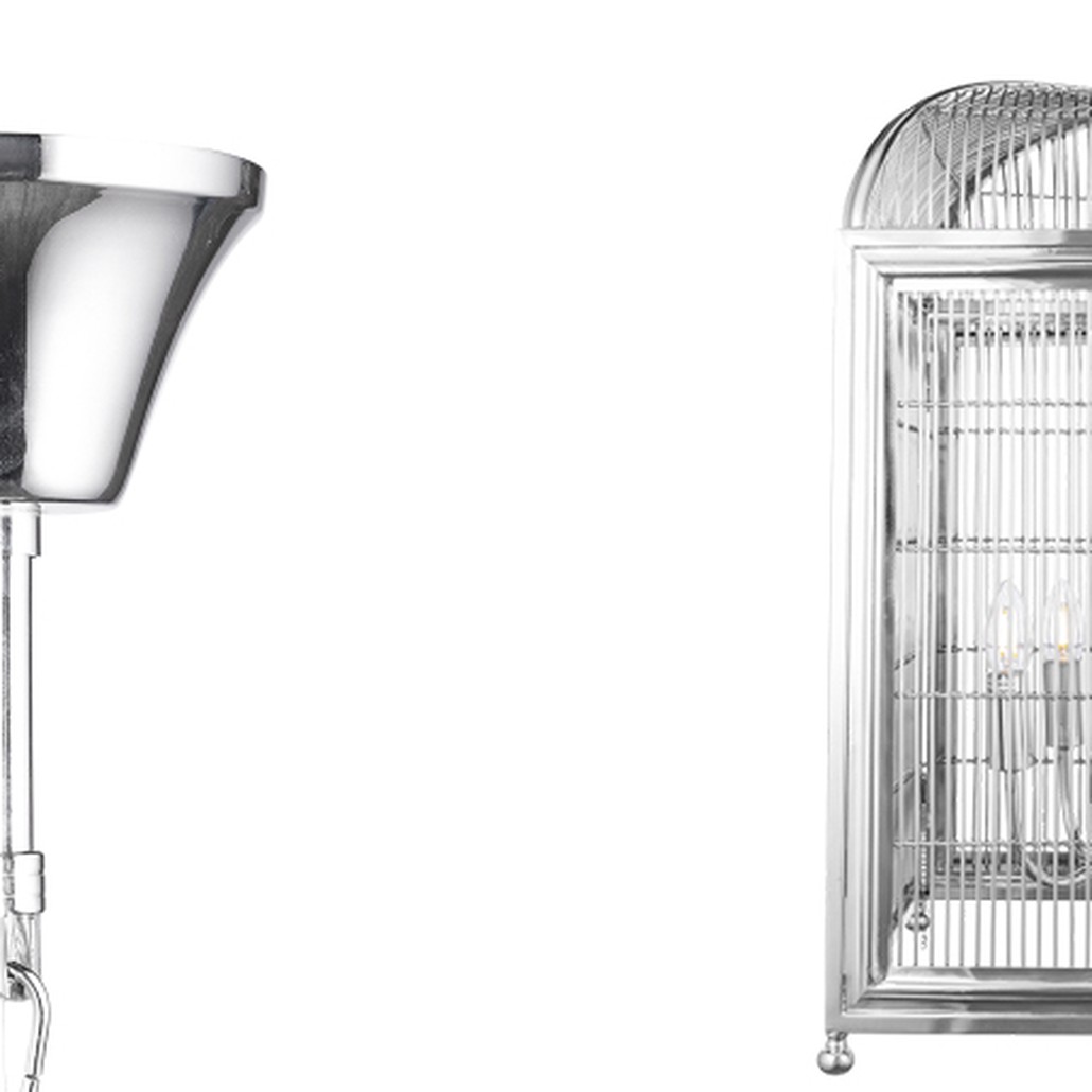Люстра клетка Bird cage chrome Lantern Falcon