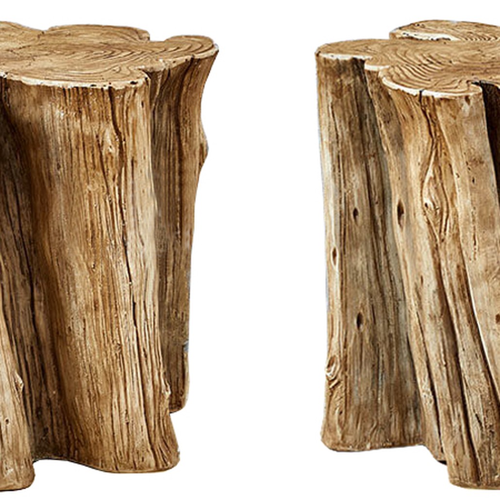 Приставной стол Wavy Stump Side Table