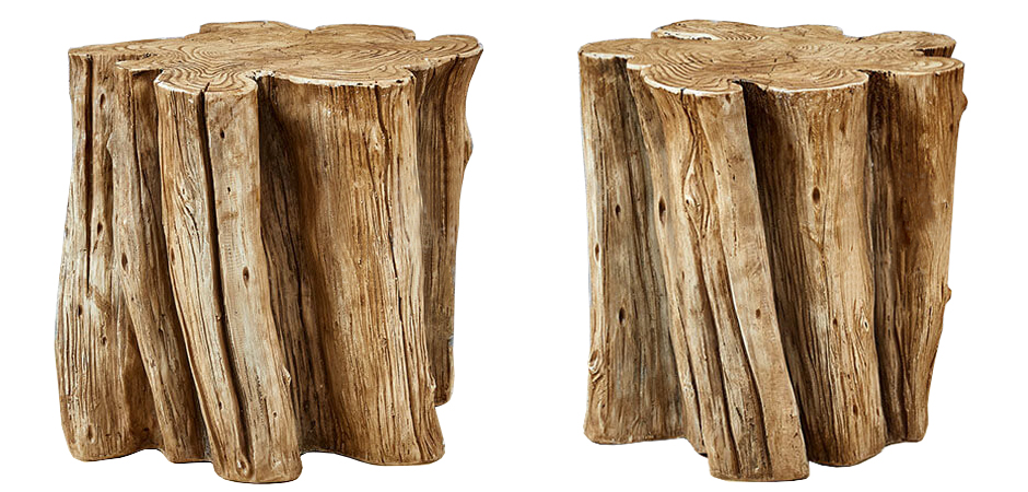 Приставной стол Wavy Stump Side Table