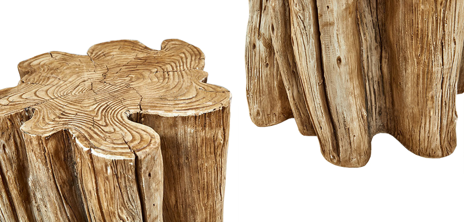 Приставной стол Wavy Stump Side Table