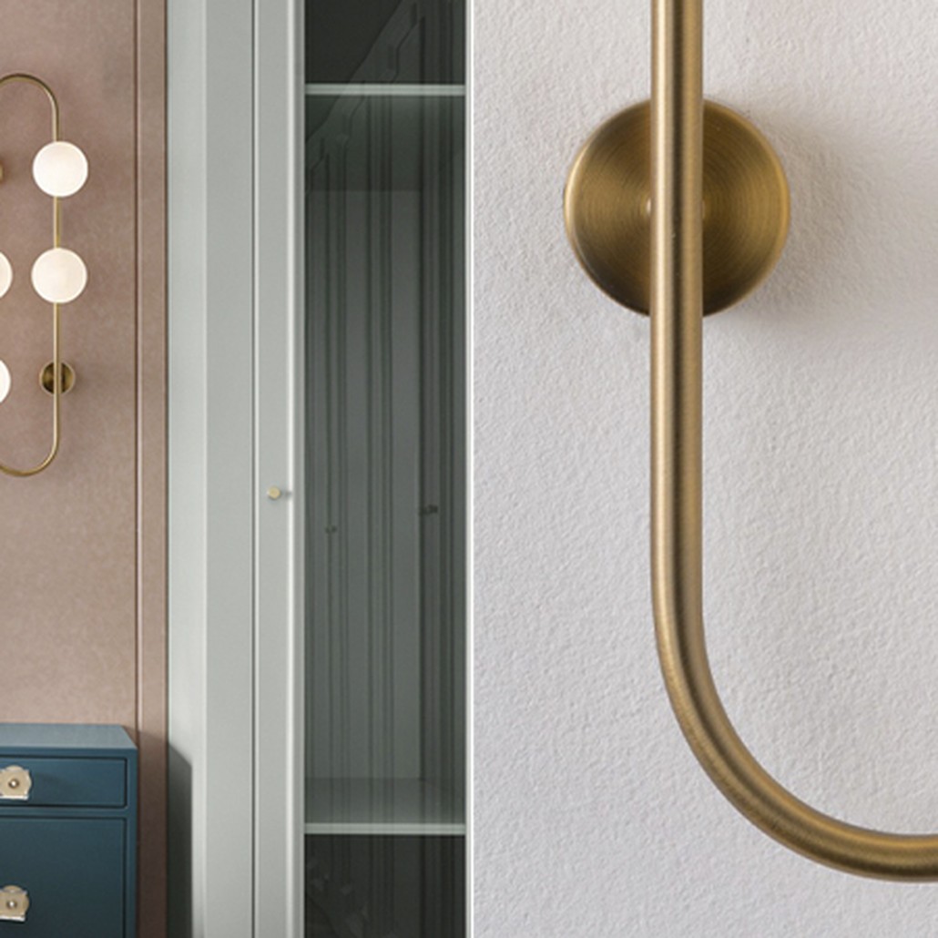 Бра HOOP WALL Lamp Gold 6