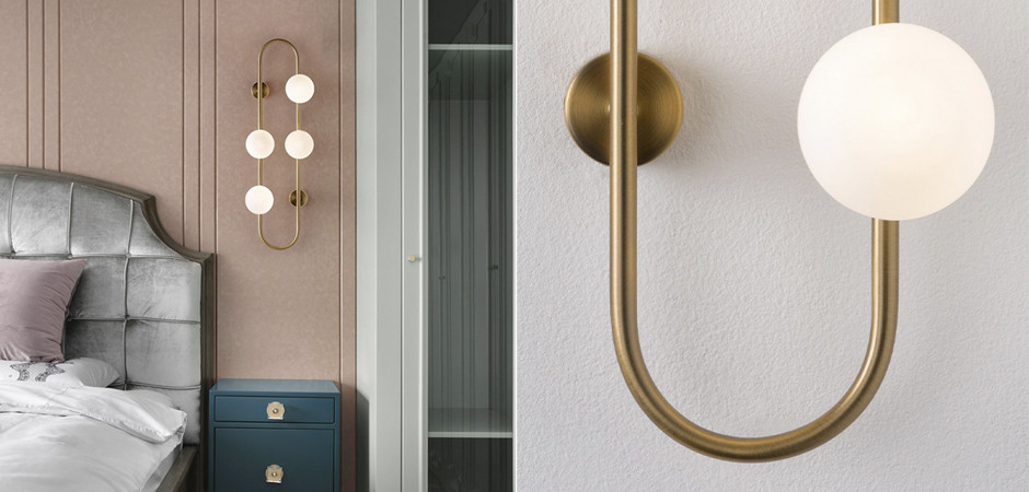 Бра HOOP WALL Lamp Gold 4