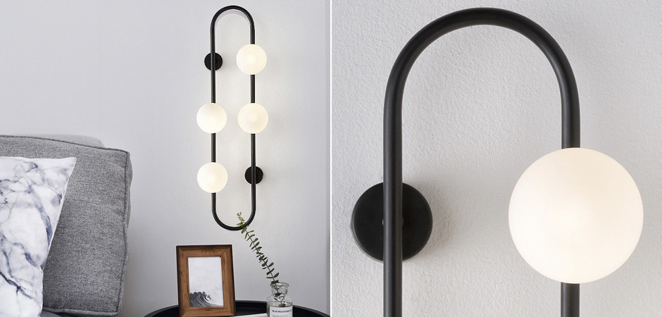 Бра HOOP WALL Lamp Black 4
