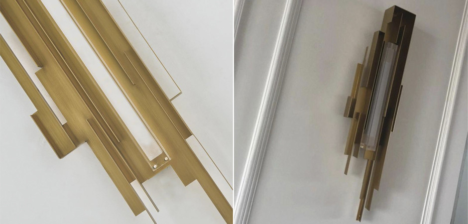 Бра Flowing Metal Sconce