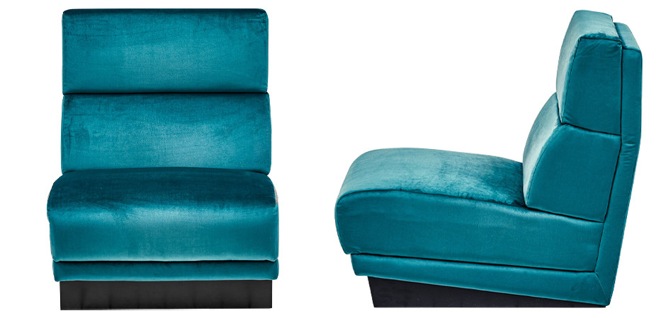 Кресло Berkeley Chair Turquoise