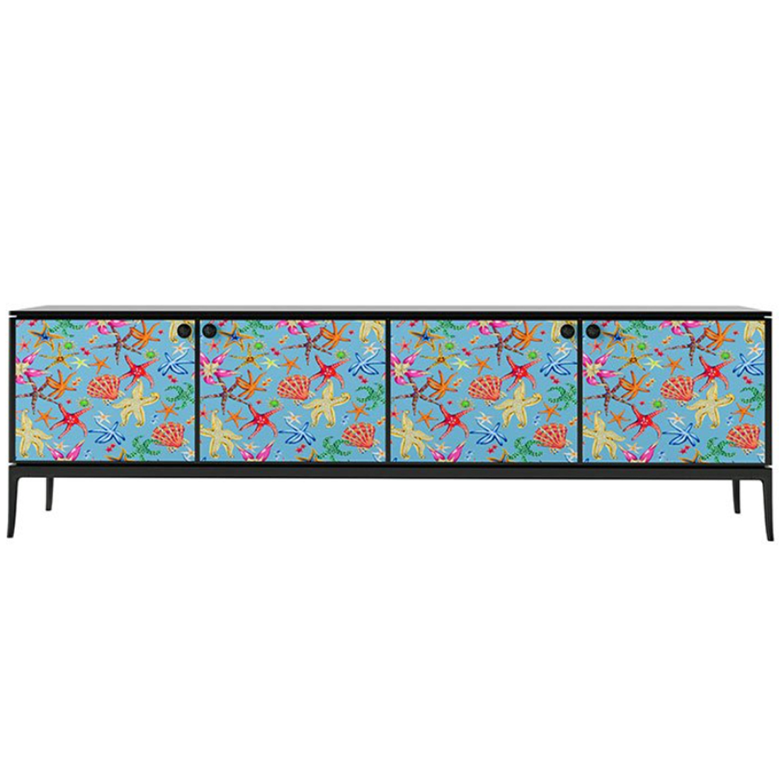 Stiletto Sideboard Blue nautical print