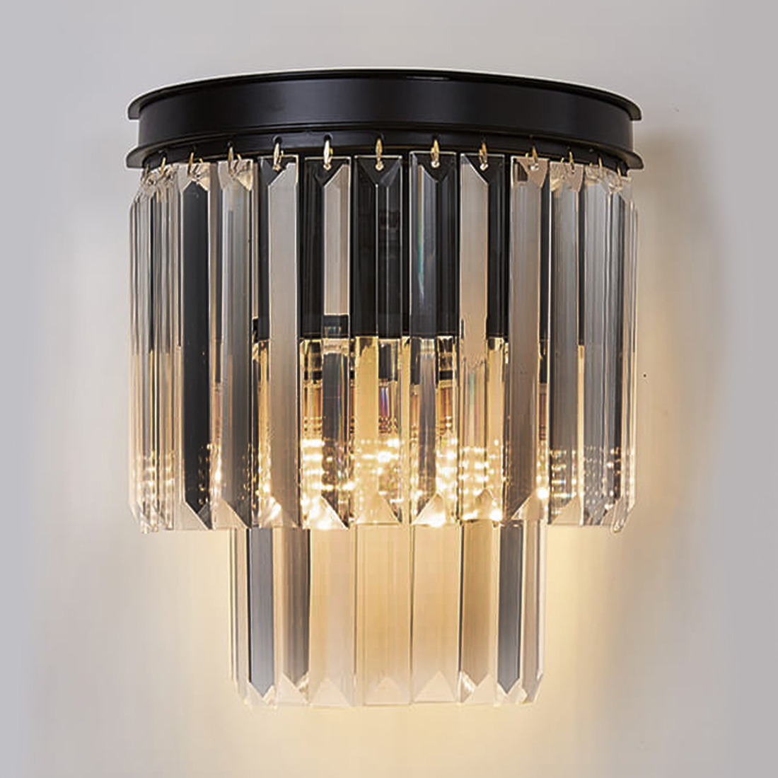 Бра Odeon Smok and Amber crystal