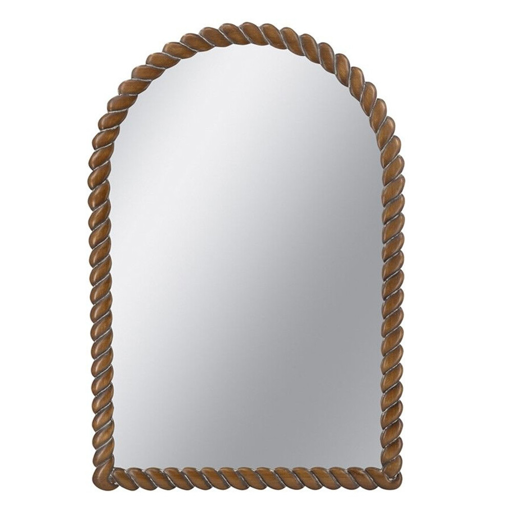 Зеркало с текстурной рамой из натурального дерева Pine Wall Mirror