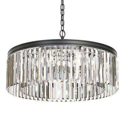 Люстра Clear Glass Prism Round Chandelier 70