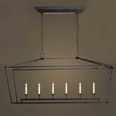 Люстра Linear Pendant Black