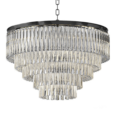 Люстра Odeon Clear Glass Fringe Chandelier -60