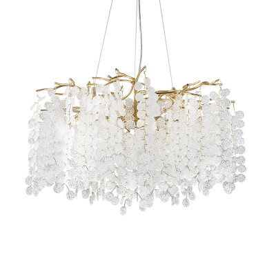 Люстра Raindrops Золотая