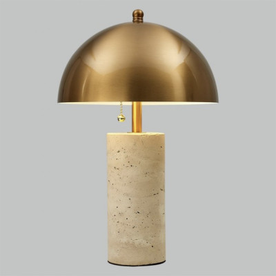 Настольная Лампа Lorenza Brass Beige stone
