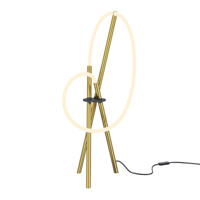 Настольный светильник Crochet Brass 3000К 15Вт