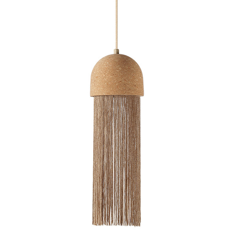 Подвесной светильник натуральная пробка с бахромой Natural Cork