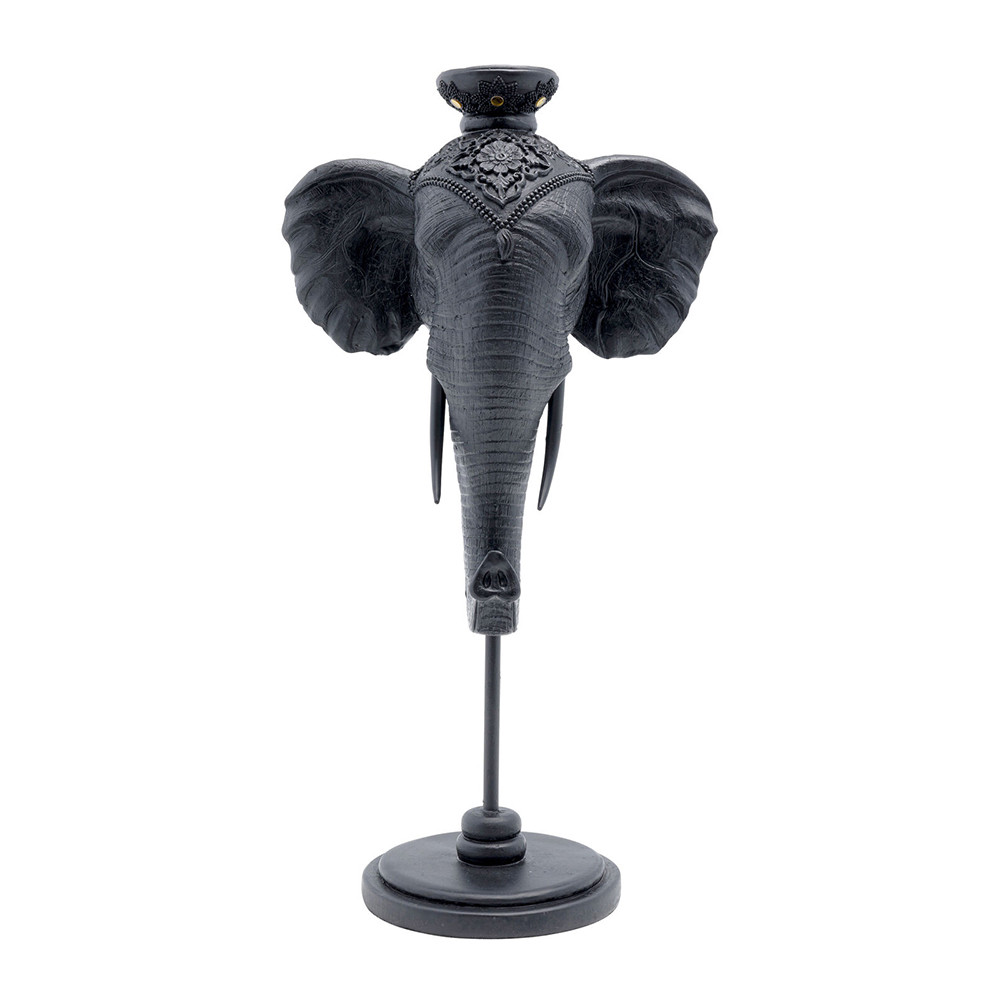 Подсвечник черный Elephant's head