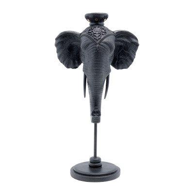 Подсвечник черный Elephant's head