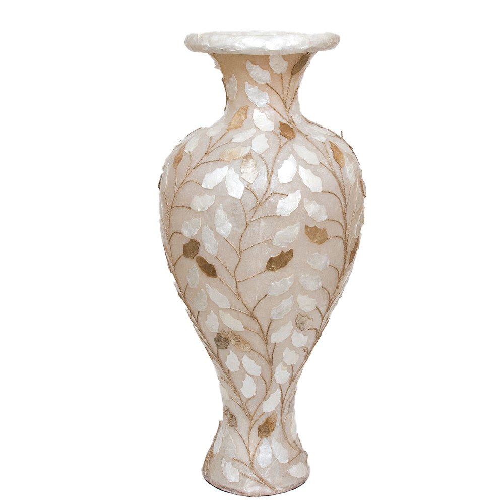 Торшер из перламутра в виде вазы Indonesian Vase