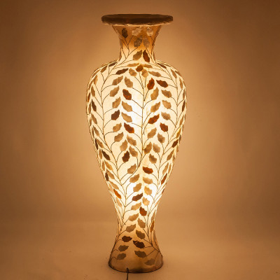 Торшер из перламутра в виде вазы Indonesian Vase